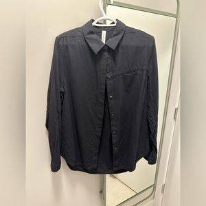 Lululemon Button Shirt with Pleated Back